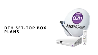 Dth Set-Top Box Plans