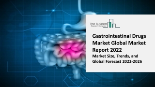 Gastrointestinal Drugs Industry Analysis, Size, Share, Trends, Growth and Foreca
