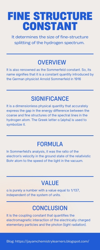 Fine structure constant