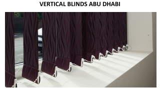 VERTICAL BLINDS ABU DHABI
