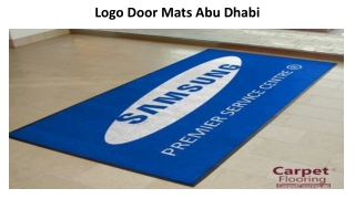Logo Door Mats Abu Dhabi
