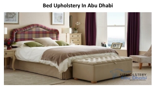 Bed Upholstery In Abu Dhabi