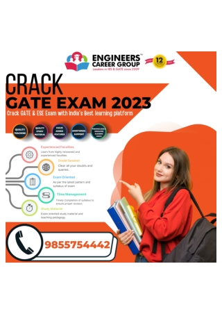 Best GATE Coaching In Chandigarh Engineers Career Group