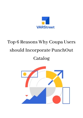 Top 6 Reasons Why Coupa Users should Incorporate PunchOut Catalog