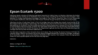 Ecotank 15000