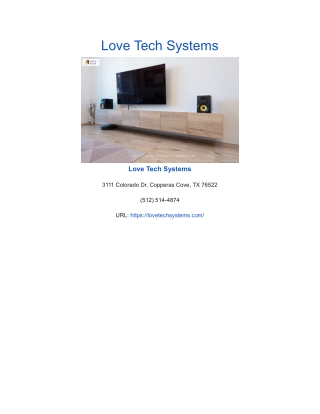 Love Tech Systems