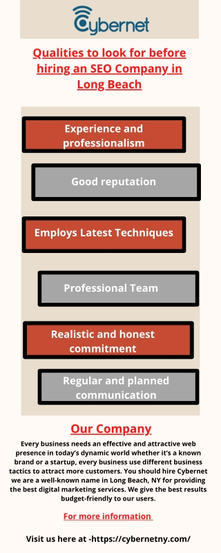 Qualities to look for before hiring an SEO Company in Long Beach