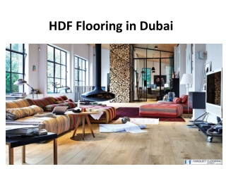HDF Flooring in Dubai