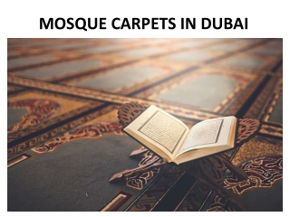 MOSQUE CARPETS IN DUBAI