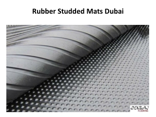 Rubber Studded Mats Dubai