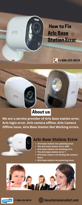 How to Fix Arlo Base Station Error |  1 888-255-8018