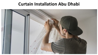 Curtain Installation Abu Dhabi