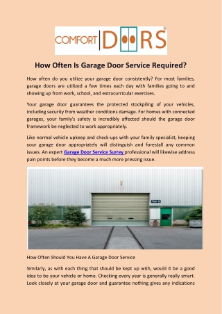 How Often Is Garage Door Service Required-converted