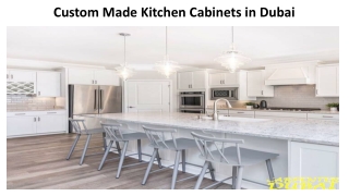Custom Made Kitchen Cabinets in Dubai
