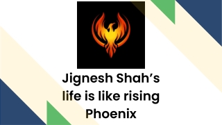 Jignesh Shah’s life is like rising Phoenix