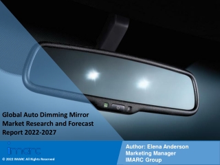 Auto Dimming Mirror Market Research and Forecast Report 2022-2027