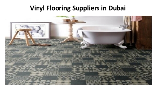 Vinyl Flooring Suppliers in Dubai