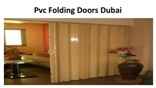 Pvc Folding Doors Dubai