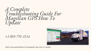 Magellan GPS How to Update? 1-8057912114 Magellan Roadmate Update Tips
