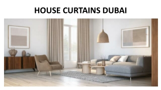 HOUSE CURTAINS DUBAI