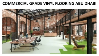 COMMERCIAL GRADE VINYL FLOORING ABU DHABI