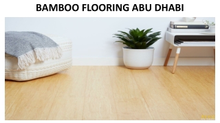 BAMBOO FLOORING ABU DHABI