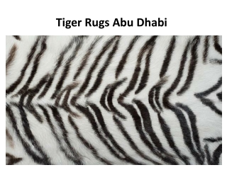Tiger Rugs Abu Dhabi