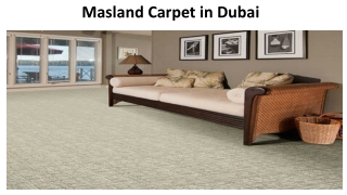 Masland Carpet in Dubai