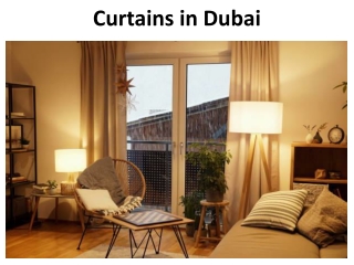 Curtains in Dubai