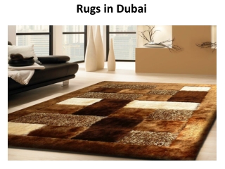 Rugs in Dubai