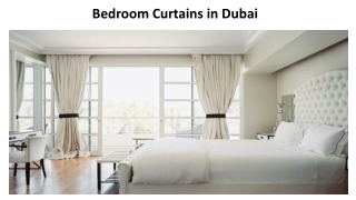 Bedroom Curtains in Dubai