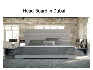 Headboards in Dubai