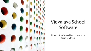 Student Information System In South Africa