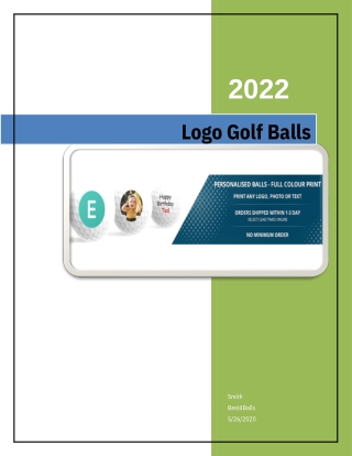 Logo Golf Balls In UK.pdf
