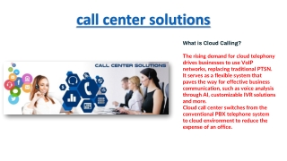 Call Center Solutions | Call Recording System | Call Center Support Services