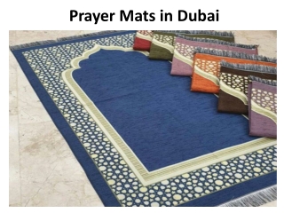 Prayer Mats in Dubai