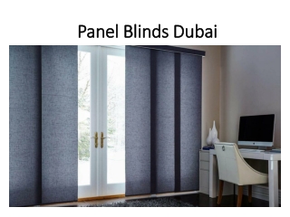 Panel Blinds Dubai