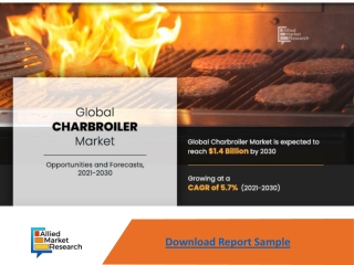 Charbroiler Market Expected to Reach $1,489.7 mil by 2030-Allied Market Research