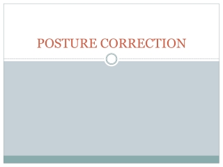 Posture Correction