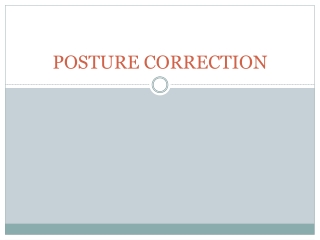 Posture Correction