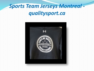 Sports Team Jerseys Montreal - qualitysport.ca