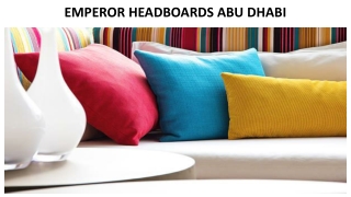 SOFA CUSHIONS ABU DHABI