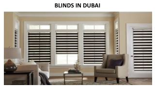 BLINDS IN DUBAI