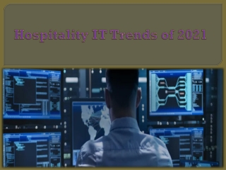 Hospitality IT Trends of 2021