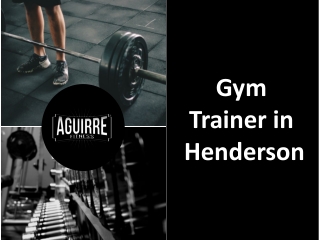 Gym Trainer in Henderson