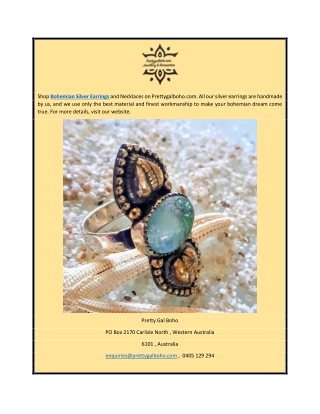 Bohemian Silver Earrings | Prettygalboho.com