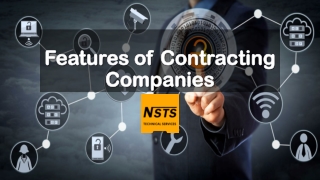 Features of Contracting Companies