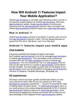How Will Android 11 Features Impact Your Mobile Application (3)