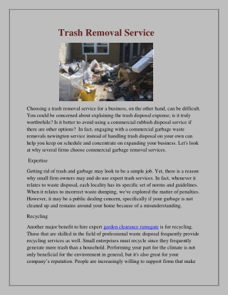 Get The Best Rubbish Removals in Newington.
