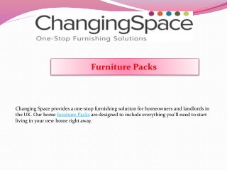 Furniture Packs